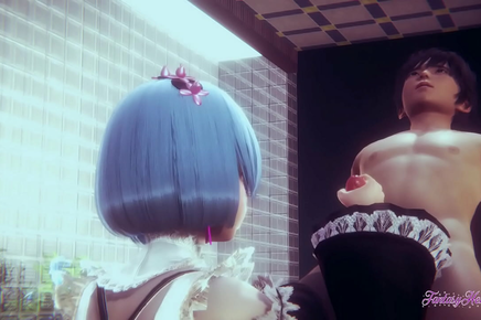 Unleash Your Wildest Desires With This Steami Re Zero Hentai - Rem Handjob With Pov Uncensored - Japanese Asian