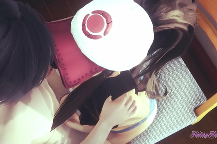 Explore The World Of Japan's Anime And Manga Scenes With Our Latest Release Of Pokemon Hentai - Hilda Blowjob