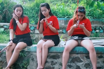 Caught In The Act! Jav Slut Fishing With Friends