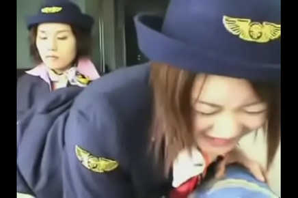 Jav Private Lesson - Alluring Flight Attendant Gets Naughty With A Stud