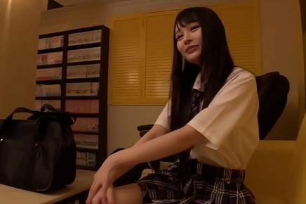 Experience The Thrill Of A Girly Schoolgirl's Hand Job - Creampie Finish