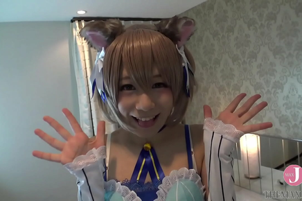 Jav Hentai Cosplay Cat Ear Holy Knight Costume – Marie Konishi's Sizzling Nakadashi Scene!