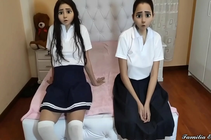 Jav Series - 'Padrastro' Which Means Stepdad Educates His Innocent Stepdaughters In Part 2 - Must-Watch!