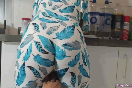 Jav Enchantress Gets Fingered By Her Stepdaddy In The Kitchen When Mom's Not Home