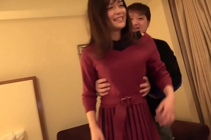 Natural Beauty - Japanese College Teen With Creamy Treat For You
